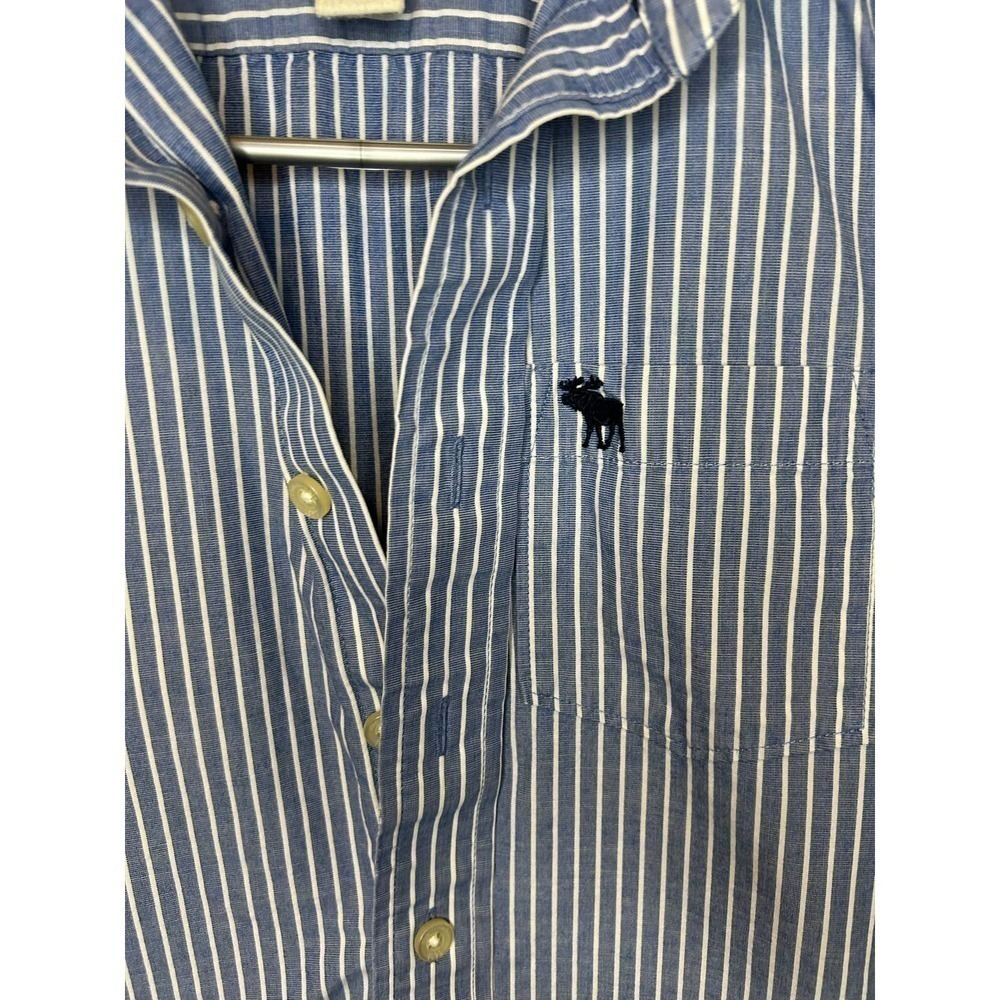Abercrombie & Fitch Boys Button Up Muscle Tee Size Small - Picture 5 of 5